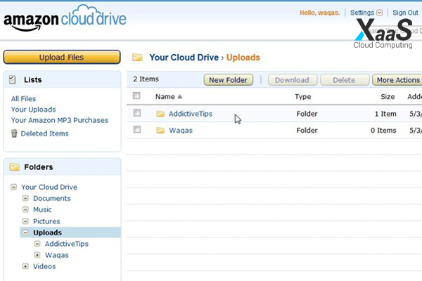 فضای ذخیره سازی ابری Amazon Cloud Drive
