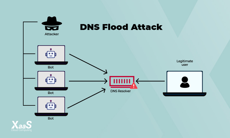 حمله DNS Flood چیست؟