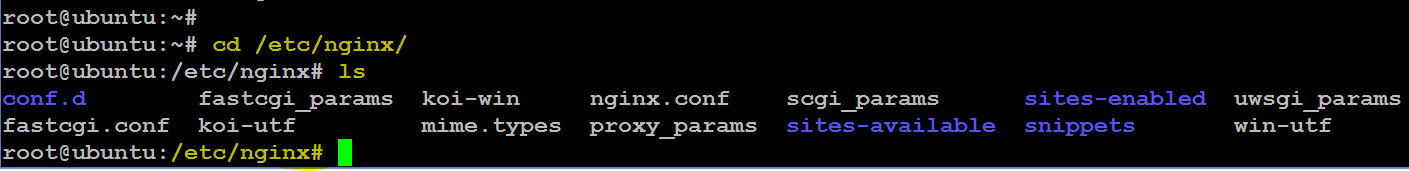 مسیر فایل‌های configuration در nginx